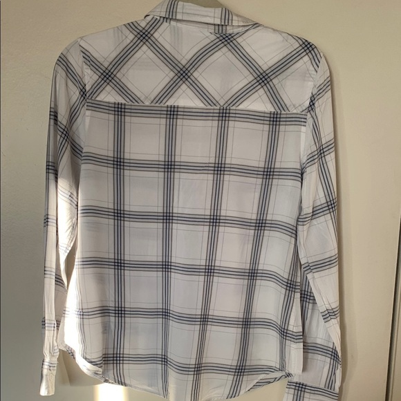 Gently Loved Harley-Davidson White Striped  Shirt - Picture 4 of 9